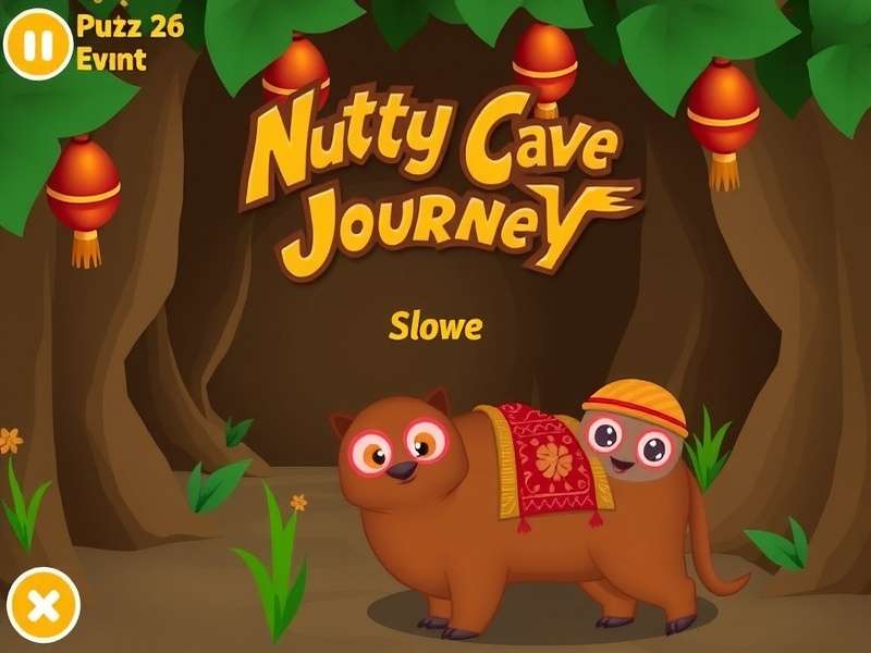 Nutty Cave Journey Game Screenshot